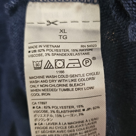 Banana Republic Factory Royal Blue Cowl Neck Cozy Swing Sweater Dress, Size XL - Picture 8 of 8